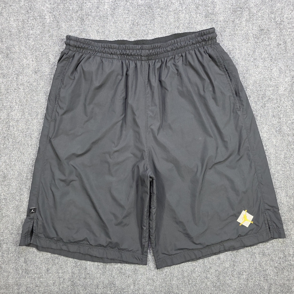 JORDAN XL Baggy Basketball Shorts | 2006 Vintage Anthracite Nylon Mesh